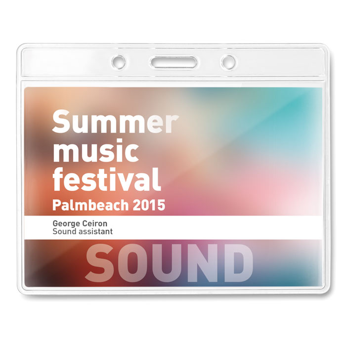 BADGY - Transparante badge