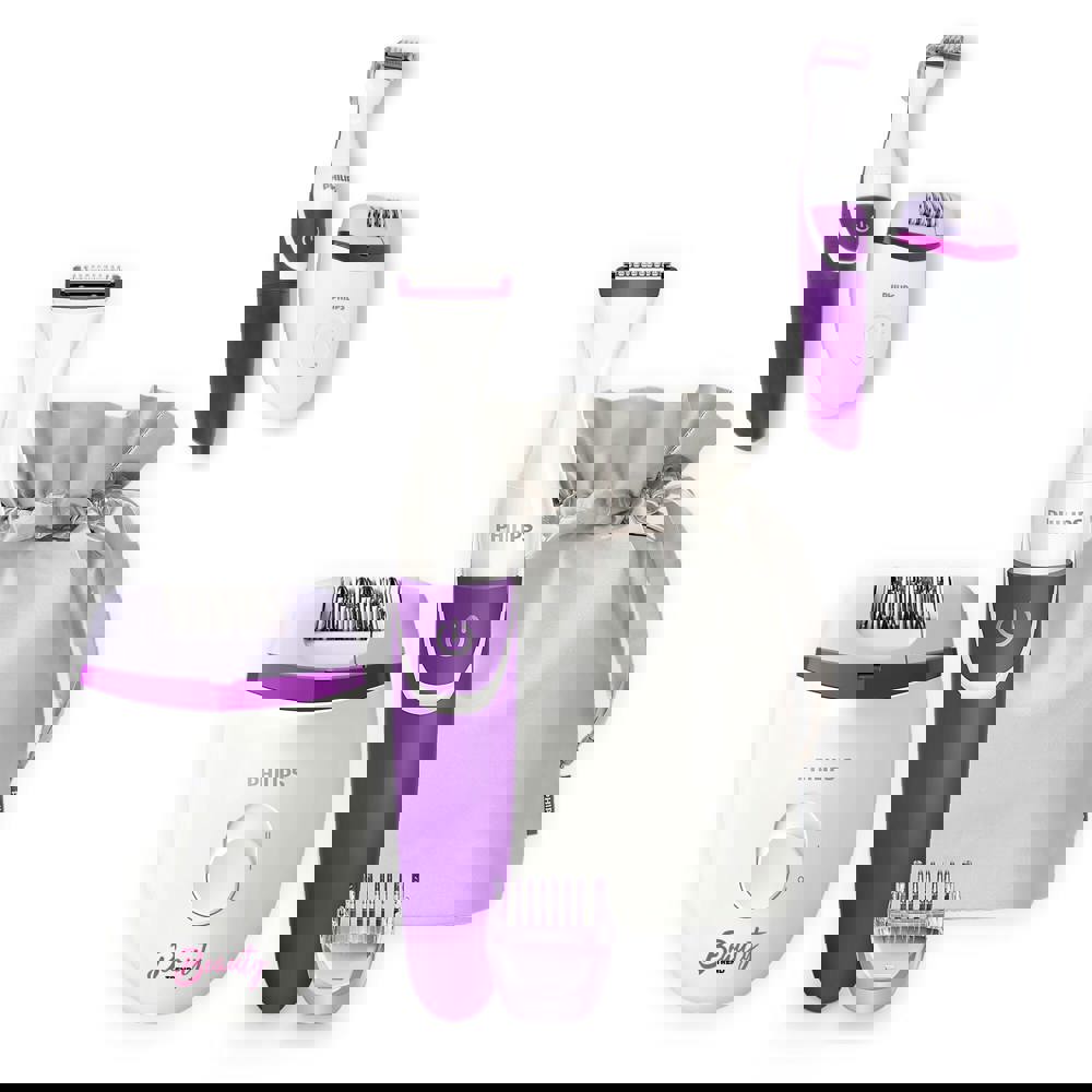 BRP505|Philips Satinelle compacte epilator en snoerloze bikinilijntrimmer