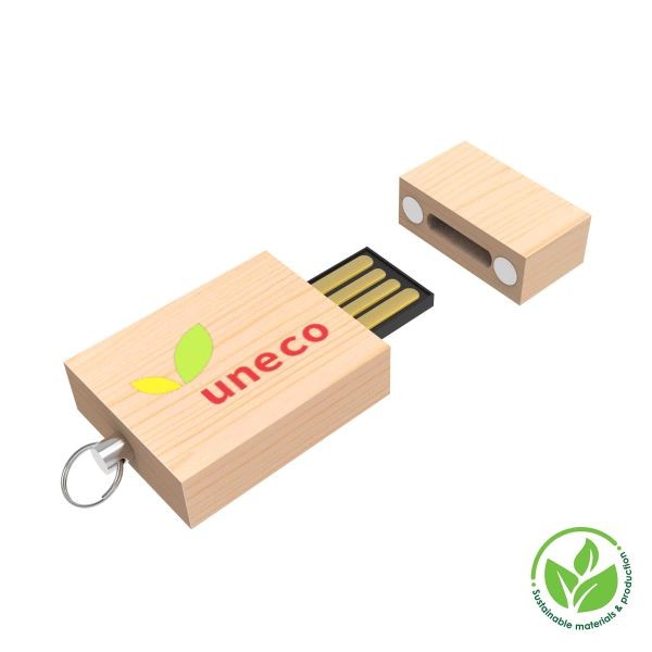 USB Stick Eco Wood- Bruin- 4GB 2.0