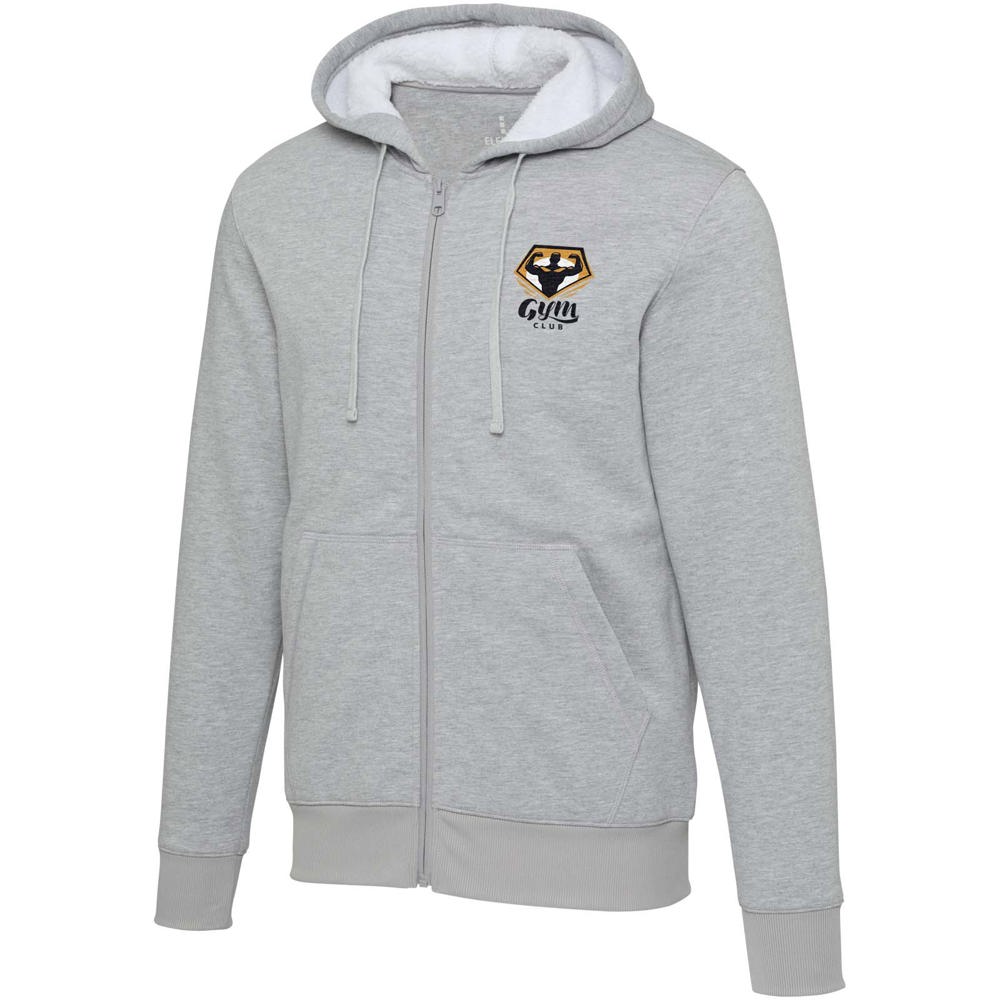 Natron sherpahoodie met volledige rits