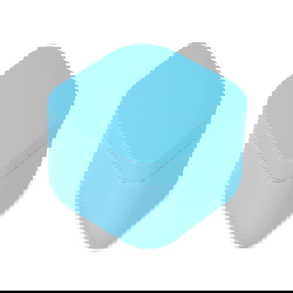 Ananda plantaardige geurkaars in gerecycled blik - Lichtblauw