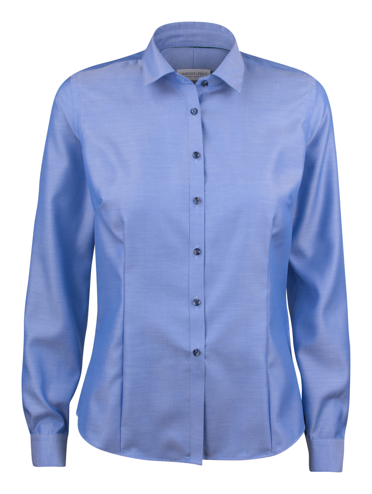 Green Bow 01 Hemd Dames - Middenblauw