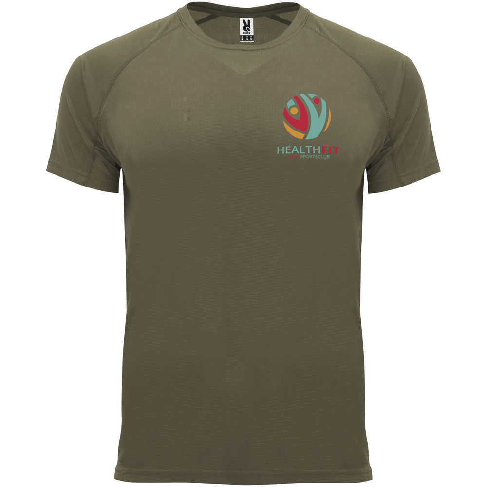 Bahrain 135 g/m² sportshirt met korte mouwen voor heren