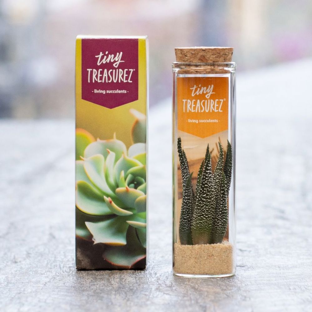 Tiny Treasurez® - Message in a bottle small, Zonder verpakking, Oranje