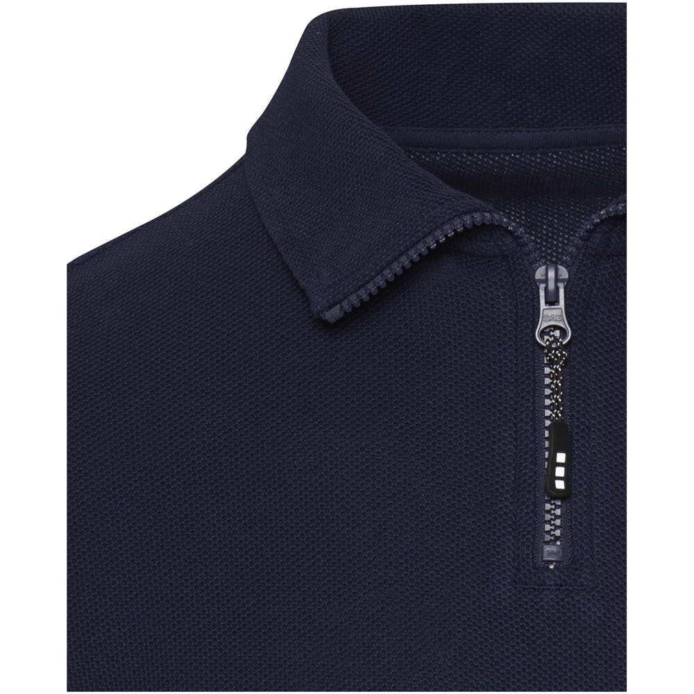 Apollo uniseks half-zip poloshirt met lange mouwen