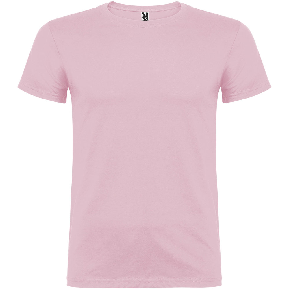 Beagle 155 g/m² herenshirt met korte mouwen - Lichtroze