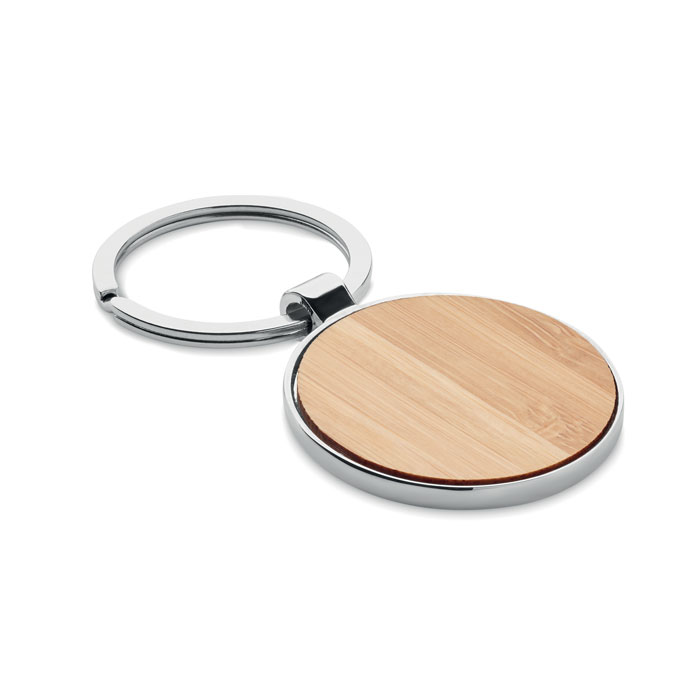 BALLARAT - Bamboe sleutelhanger rond