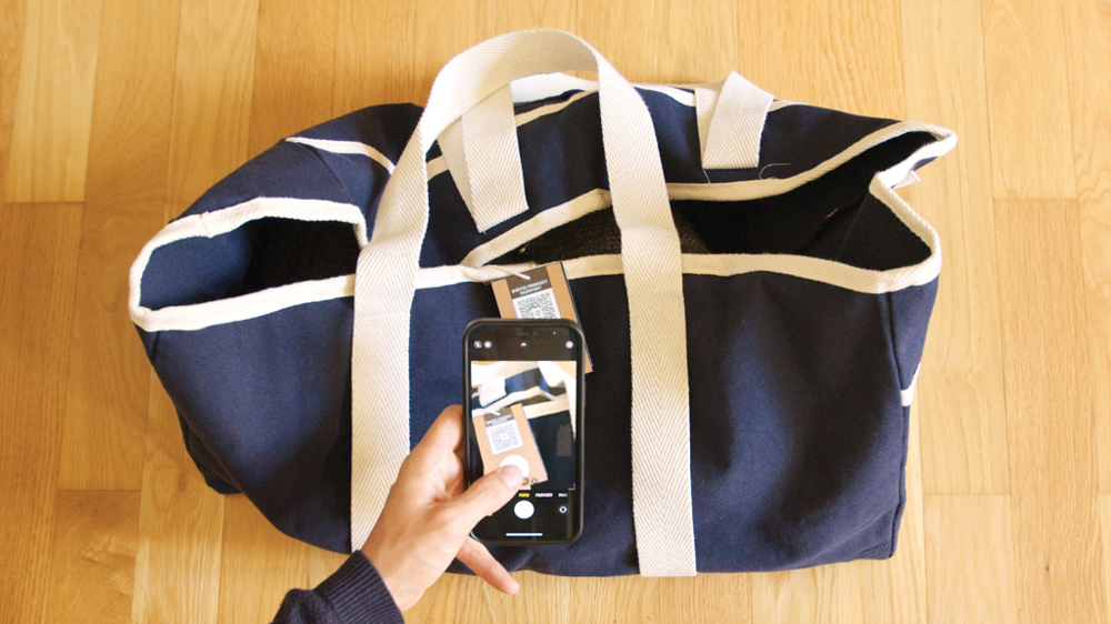 VINGA Volonne AWARE™ recycled canvas strandtas