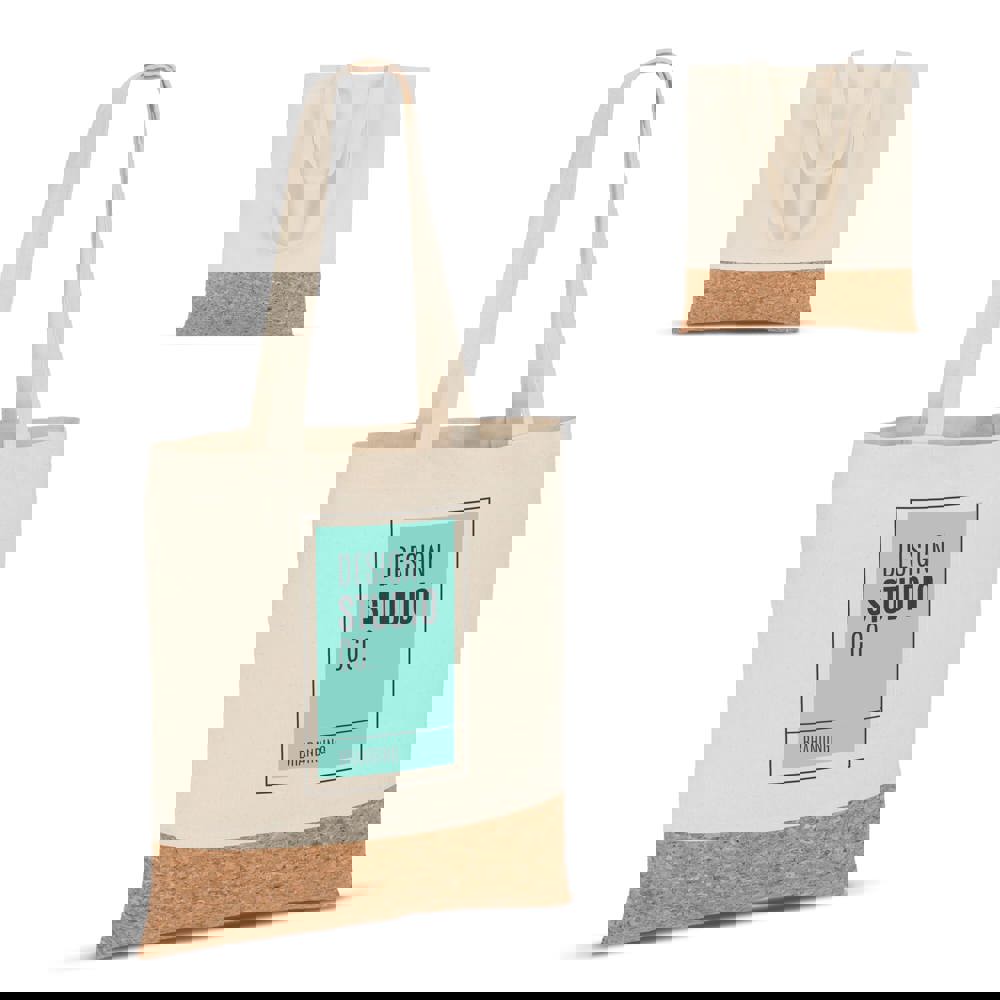 Draagtas katoen &amp; kurk 170g/m² 35 x 40cm