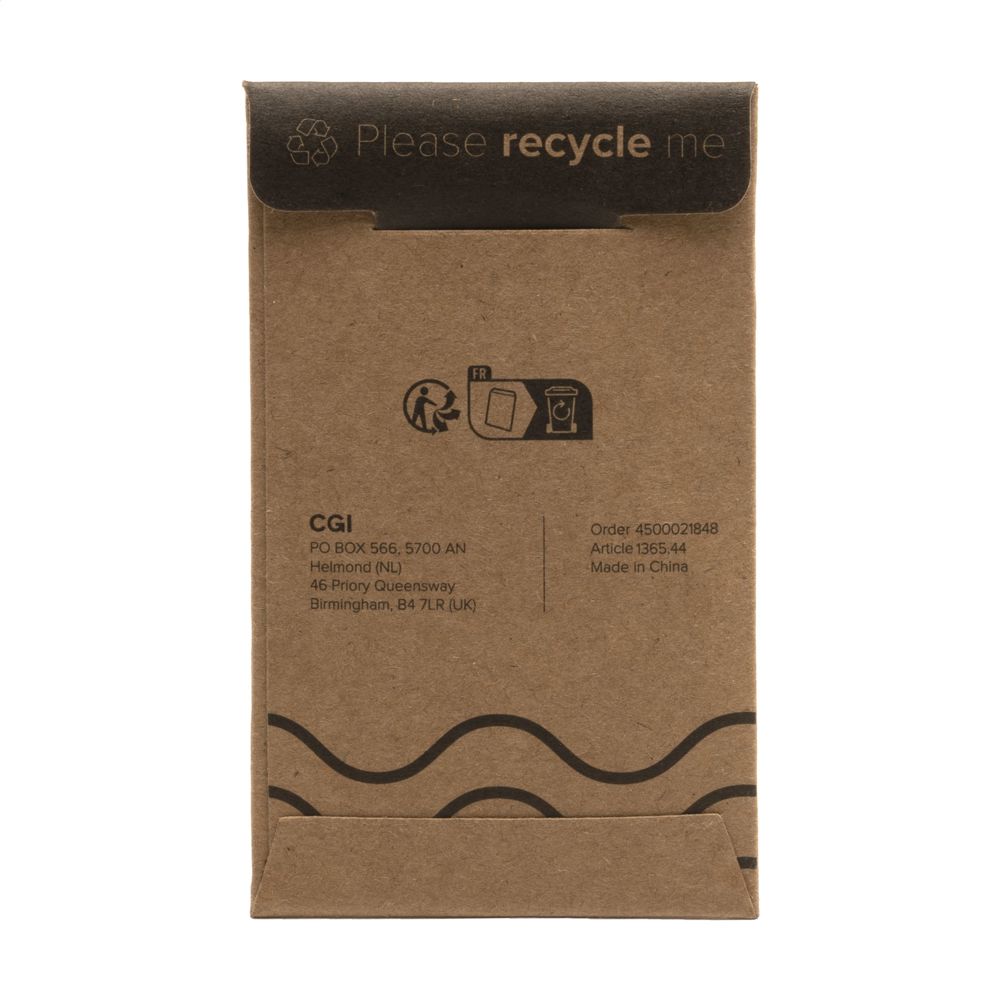 Bamboo Key Rectangle sleutelhanger