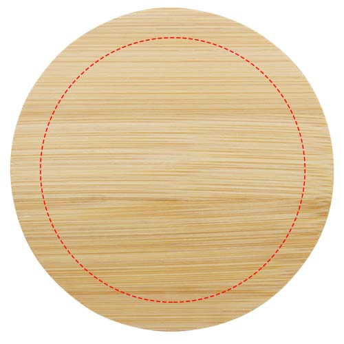 Arlo 250 ml glazen beker met bamboe deksel