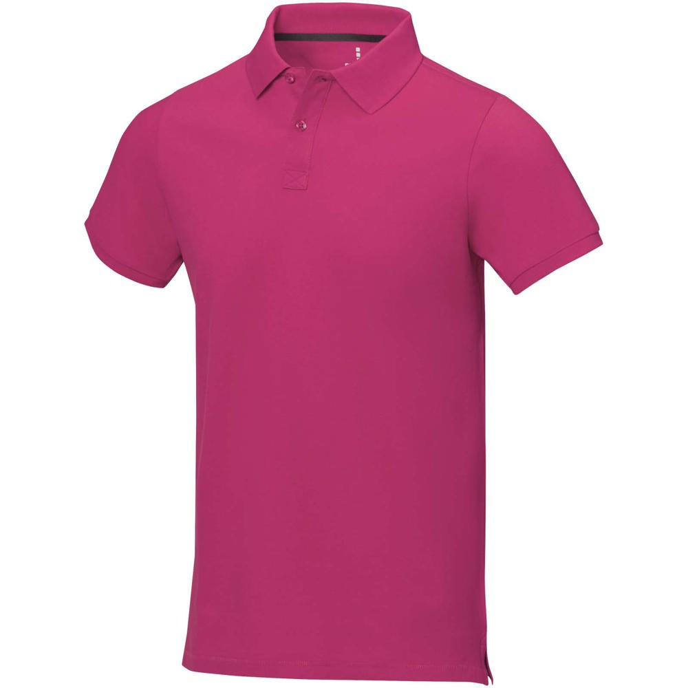 Calgary herenpolo met korte mouwen - Magenta
