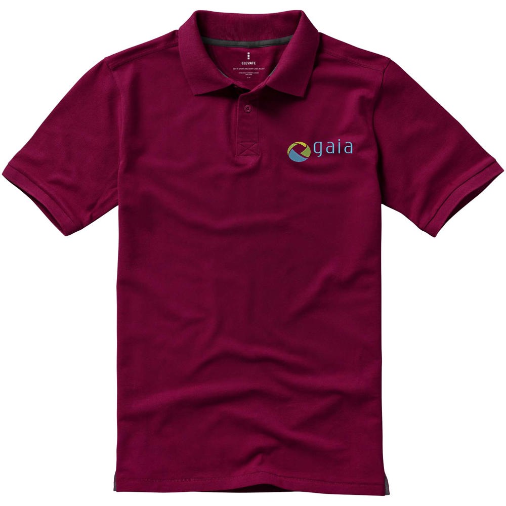 Calgary 200 g/m² herenpolo met korte mouwen