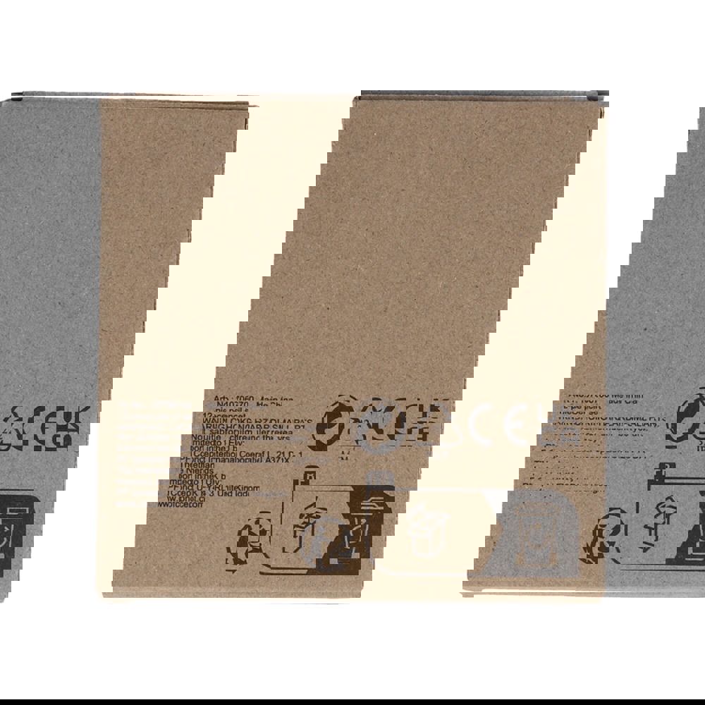 12 kleurpotloden in kraft doosje