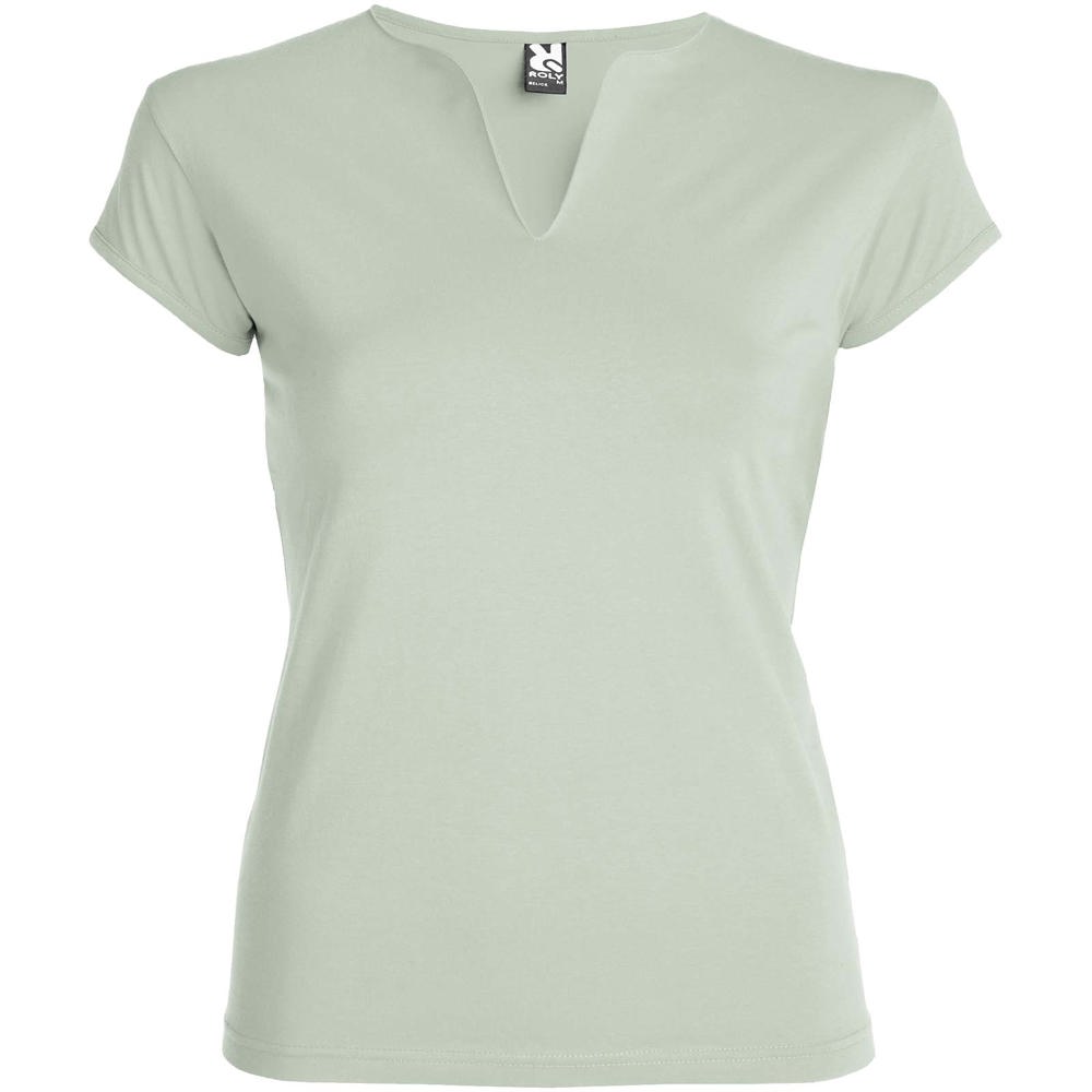 Belice 200 g/m² damesshirt met korte mouwen - Mistgroen