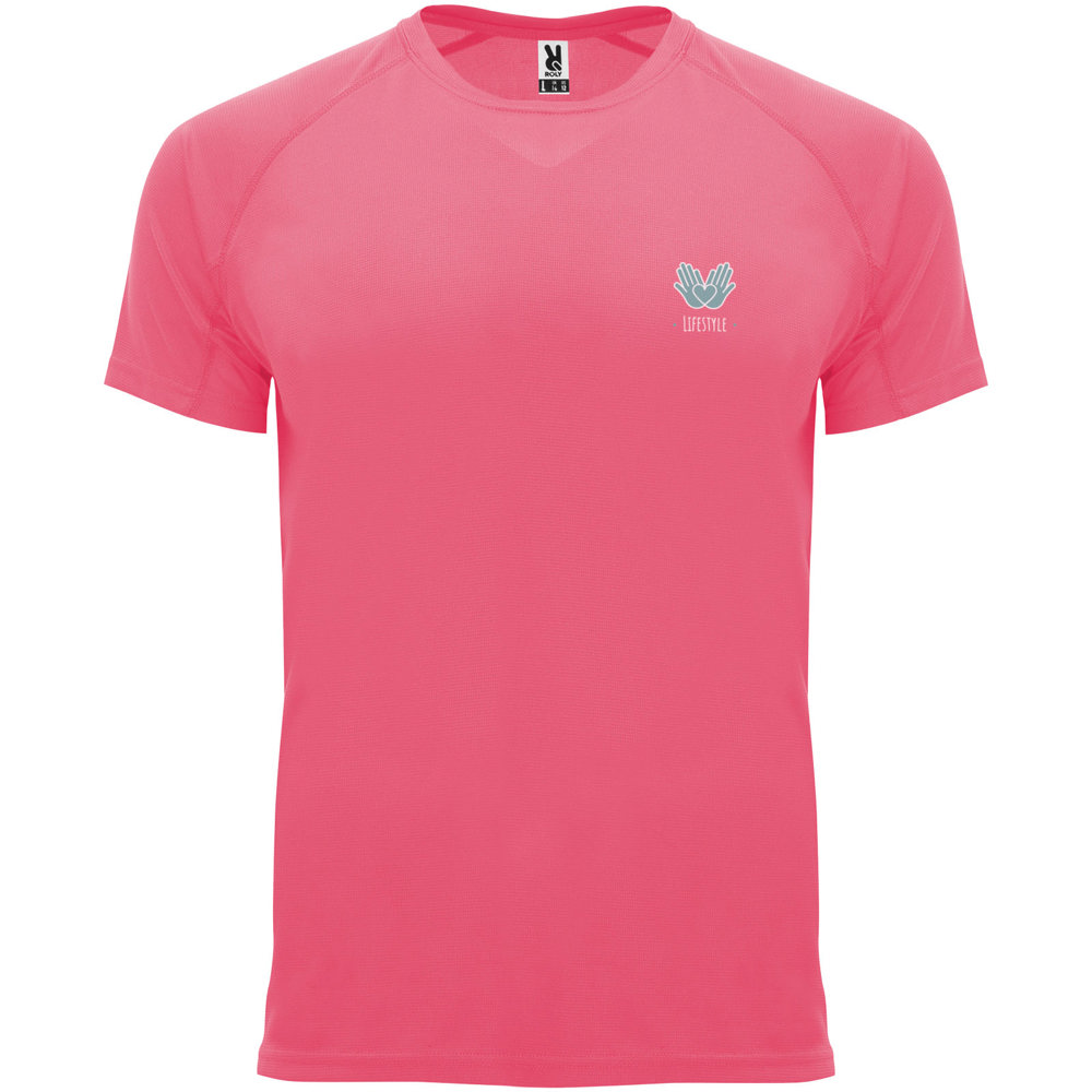 Bahrain 135 g/m² sportshirt met korte mouwen voor kinderen