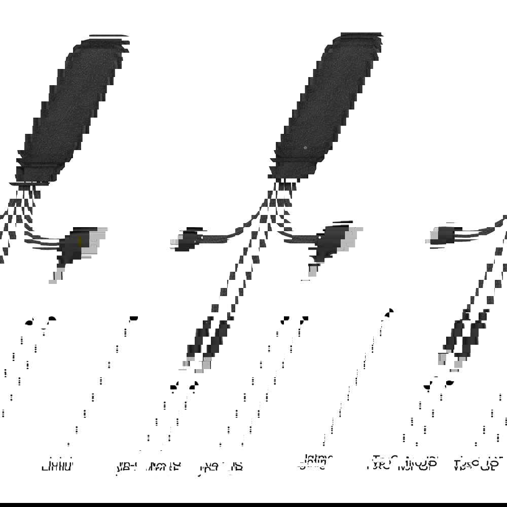 4001 | Xoopar Iné Gamma NFC Powerbank met Oplaadkabels 3000mAh 