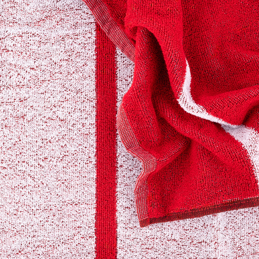 Custom-made strandlaken 100 x 200 (2 kleuren geweven) met 400gsm