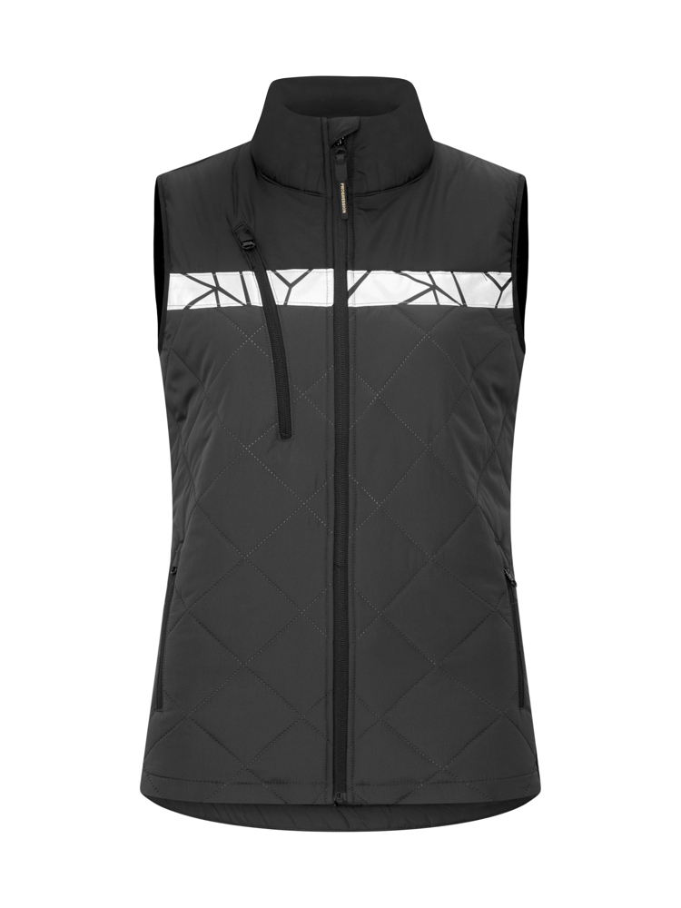 7701 BODYWARMER DAMES - grijs/zwart