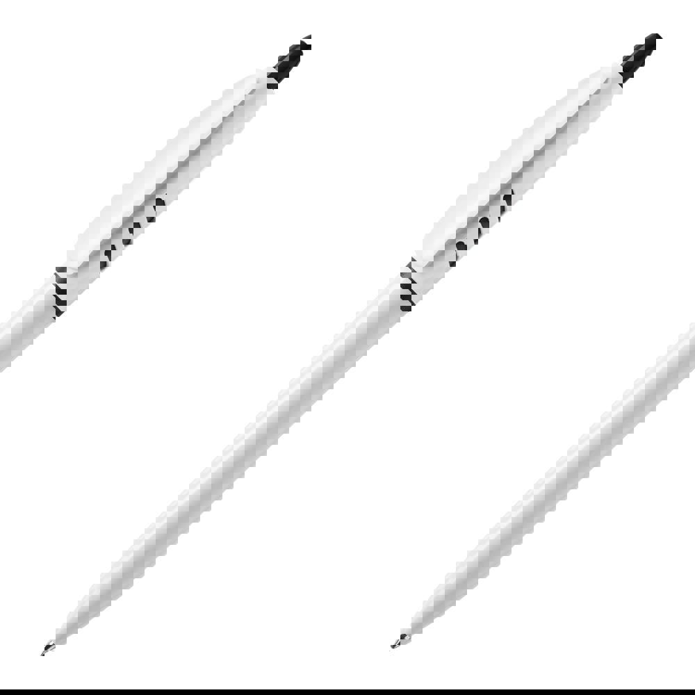 Balpen S30 hardcolour - Wit / Zwart