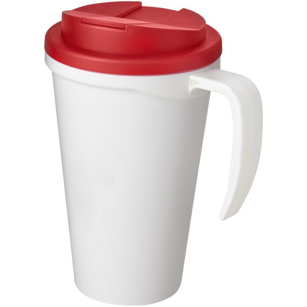 Americano® Grande 350 ml geïsoleerde beker - Wit, Rood