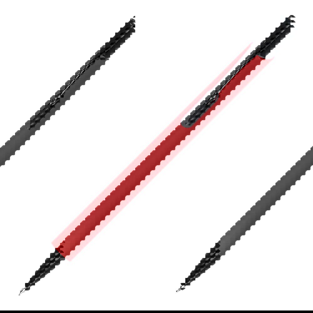 Alicante soft touch R-AL blauwe inkt - Rood / Zwart