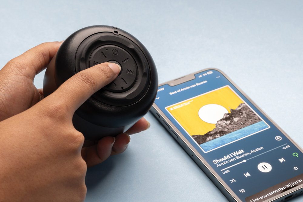 BeatBuddy gerecycled plastic 3W-luidspreker