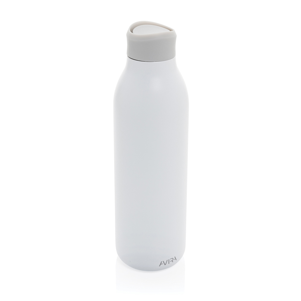 Avira Alok RCS recycled staal 360 waterfles 600ML - wit (± PMS White)