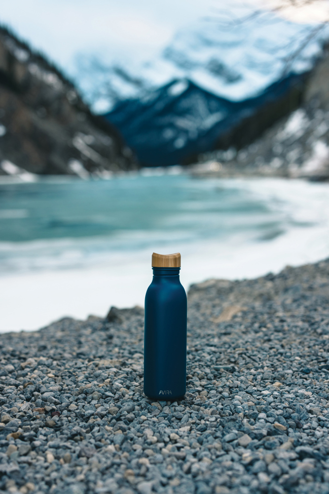 Avira Alcor RCS gerecycled RVS enkelwandige waterfles 600ML