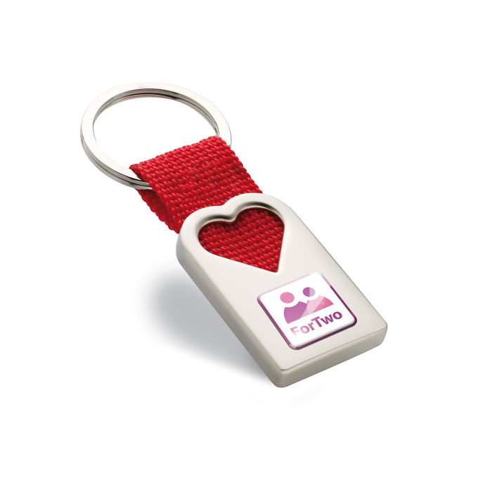 BONHEUR - Metalen sleutelhanger