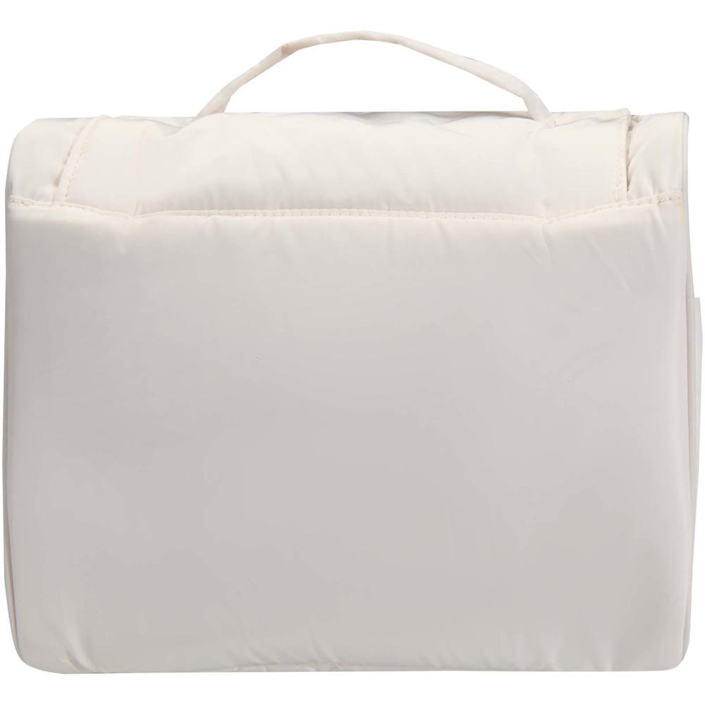 Puffer GRS gerecycleerde ophangbare canvas toilettas 8L