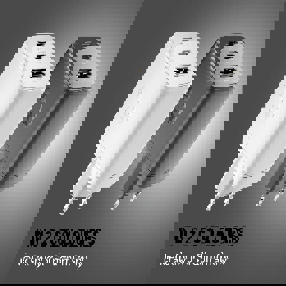 Fresh 'n Rebel 67W Laptop Snellader GaN USB-C &amp; USB-A