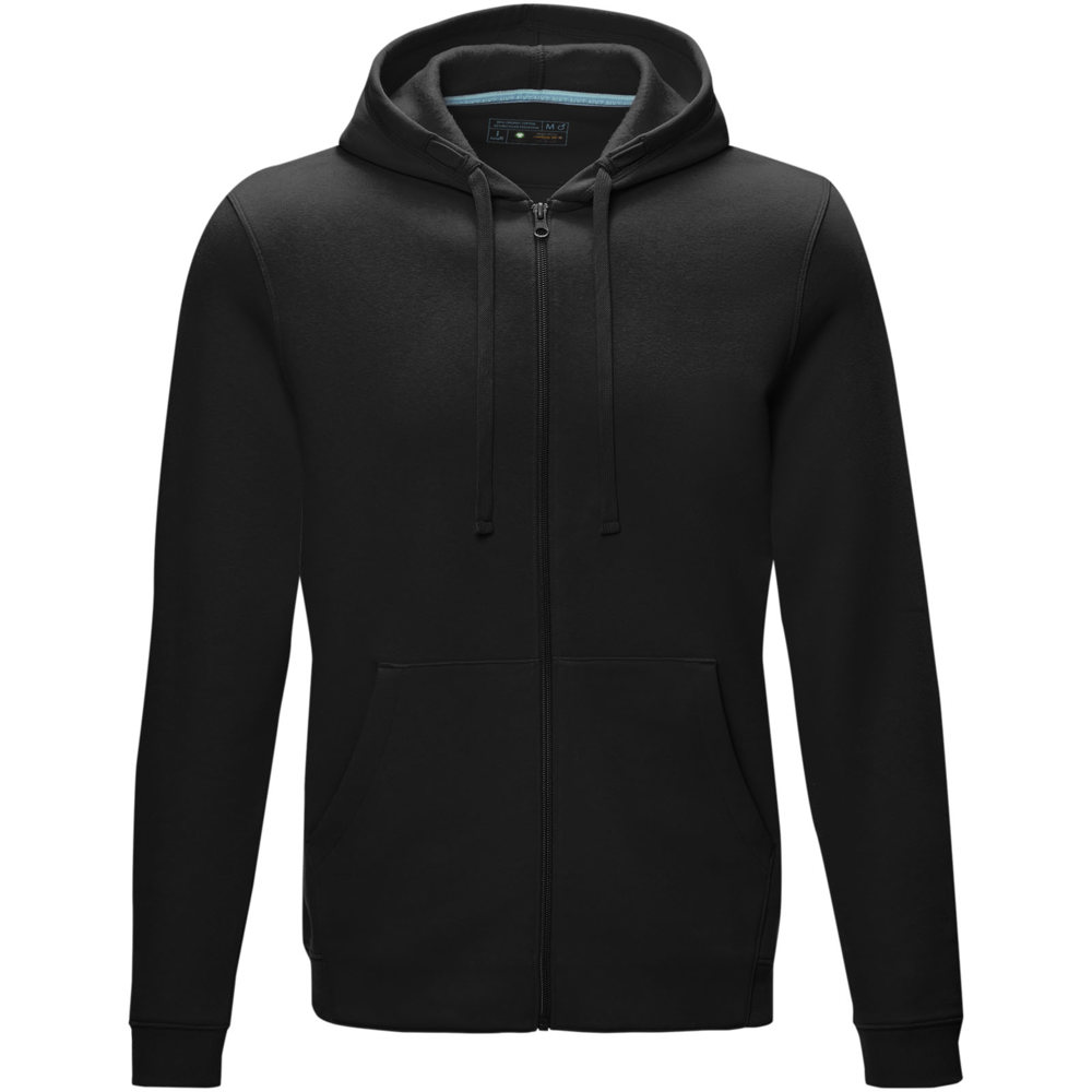 Ruby heren biologische gerecyclede hoodie met volledige rits