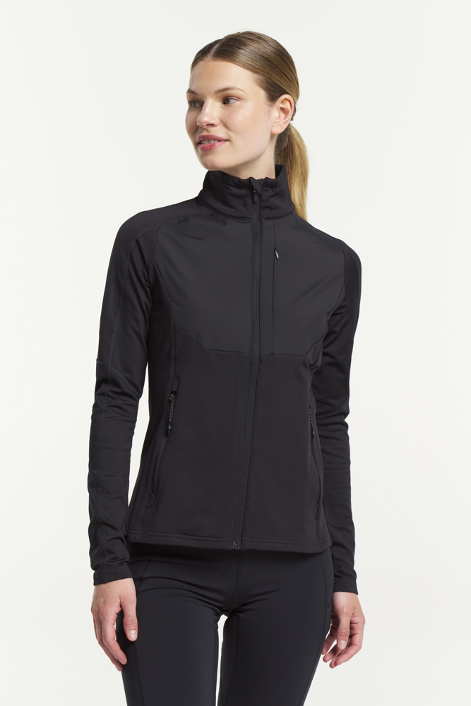 TXlite Windblock Full Zip Women - Zwart
