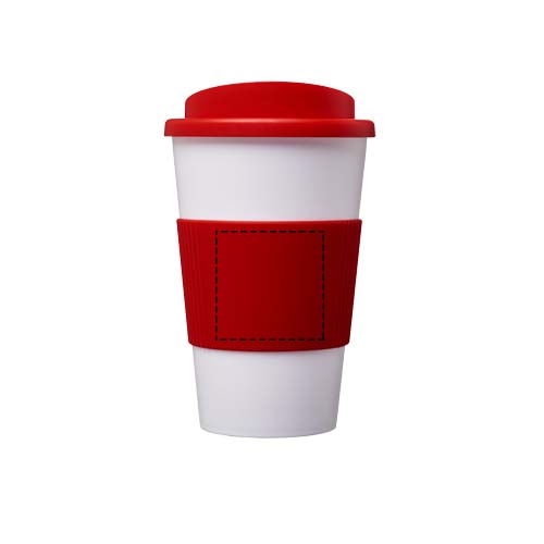 Americano® geïsoleerde beker van 350 ml met handgreep