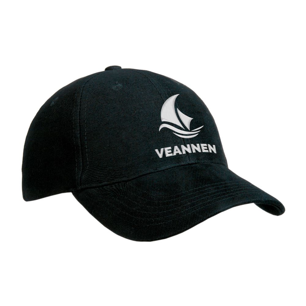Basic Brushed Cap - Zwart