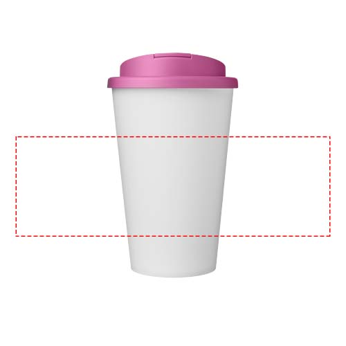 Americano® Eco 350 ml gerecyclede beker met spill-proof deksel