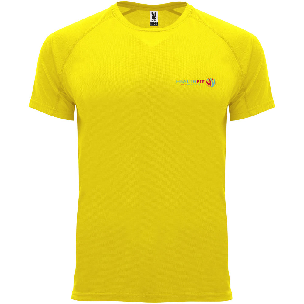 Bahrain 135 g/m² sportshirt met korte mouwen voor kinderen
