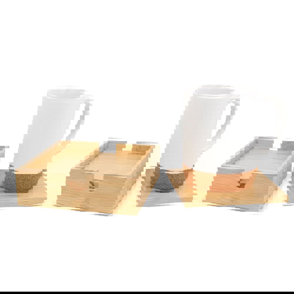 Bamboe onderzetterset (4 stuks)