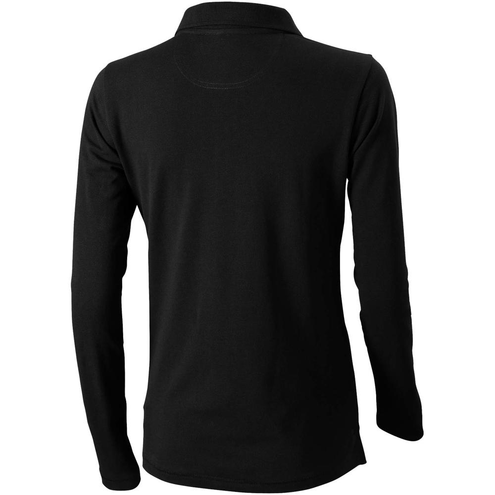 Calgary 200 g/m² damespolo met lange mouwen