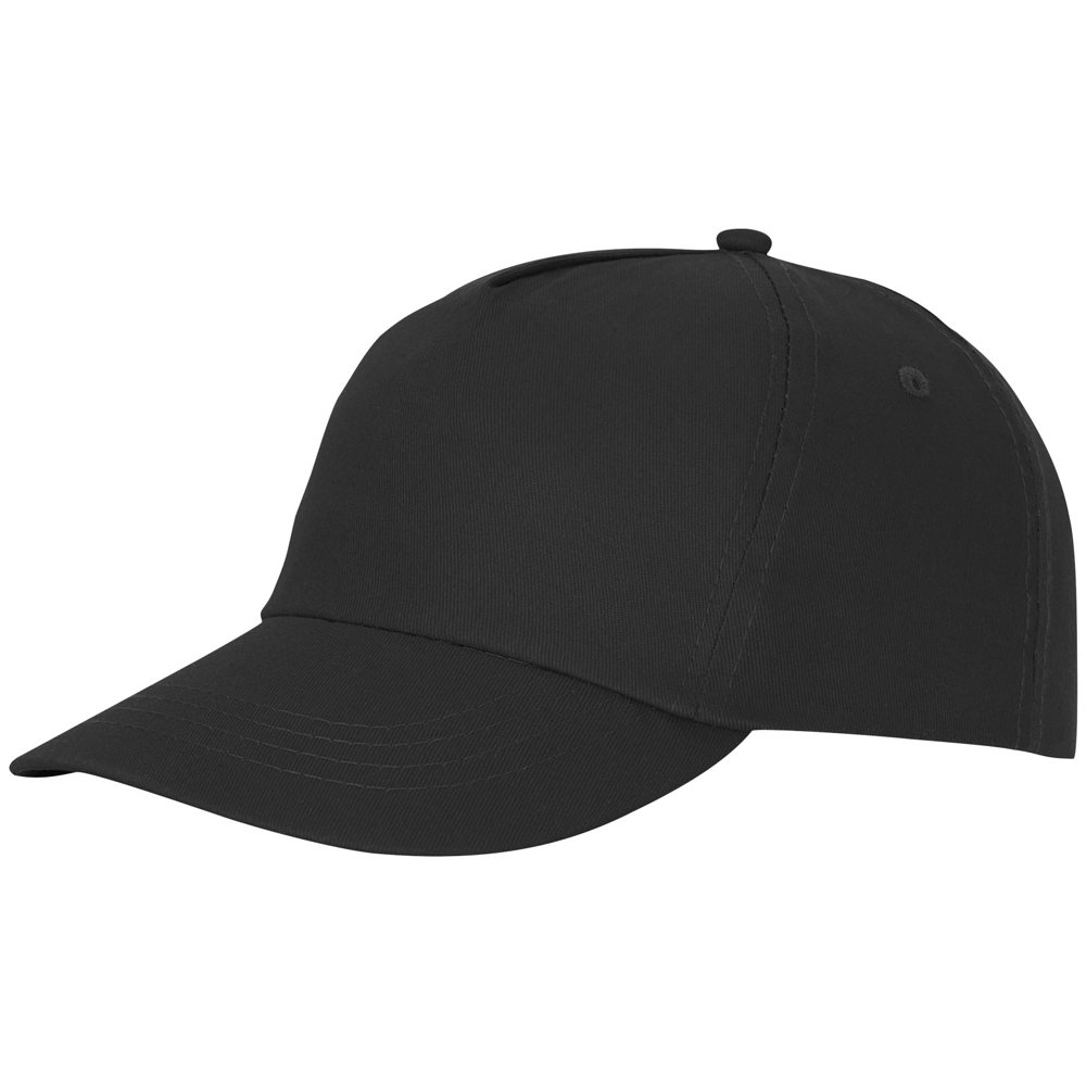 Feniks 5 panel cap - Zwart