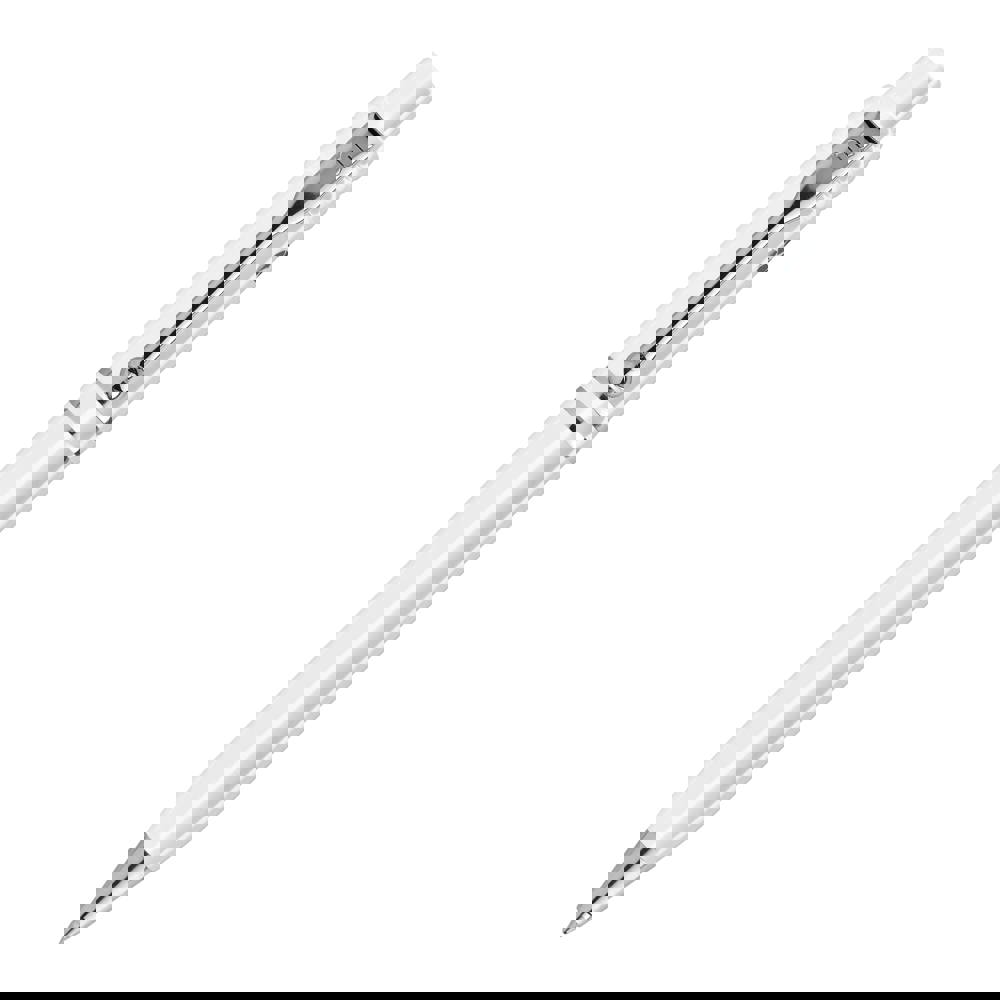 Balpen Raja Chrome recycled hardcolour - Wit