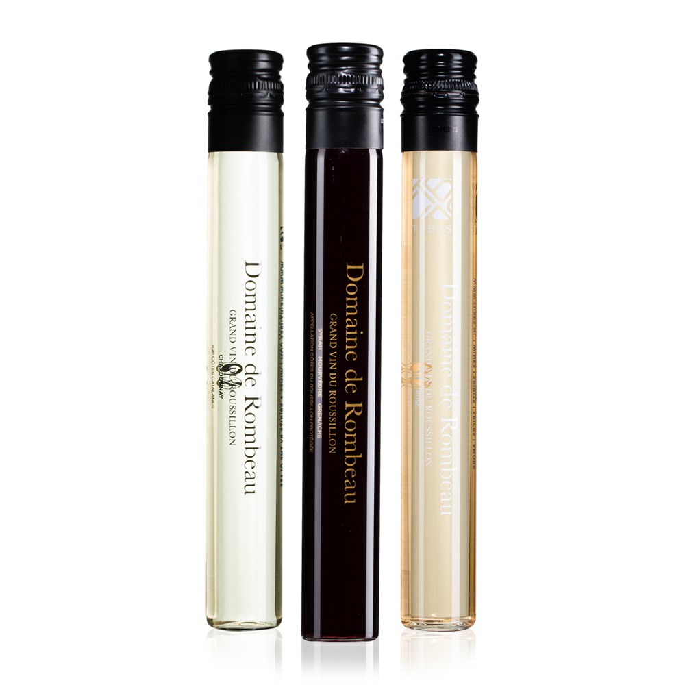 Giftbox | Domaine de Rombeau mix | 3 x 100 ML | Glas