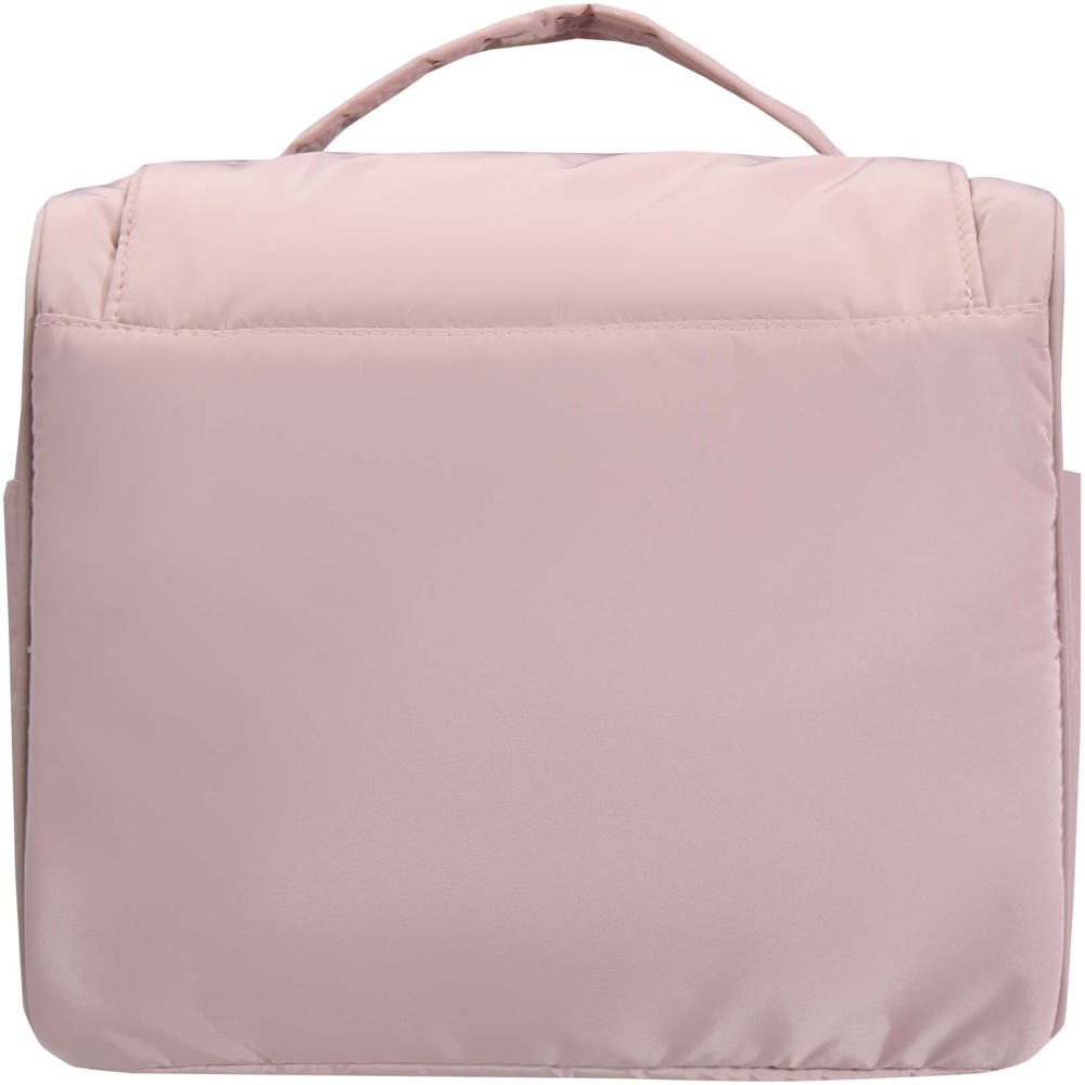 Puffer GRS gerecycleerde ophangbare canvas toilettas 8L