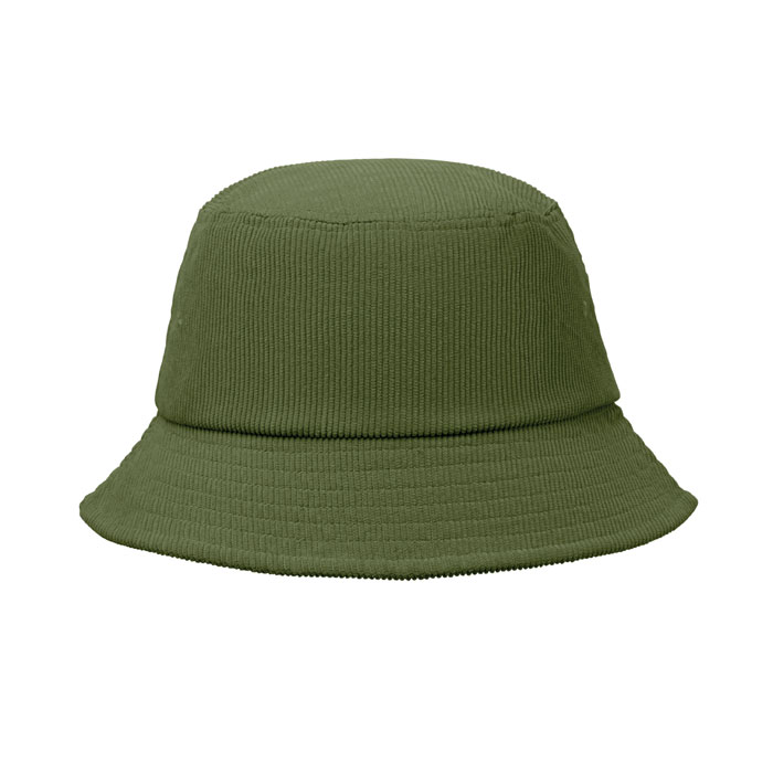 SCOOP - Corduroy vissershoed - Legergroen