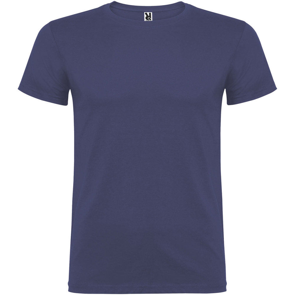 Beagle 155 g/m² herenshirt met korte mouwen - Denim blauw