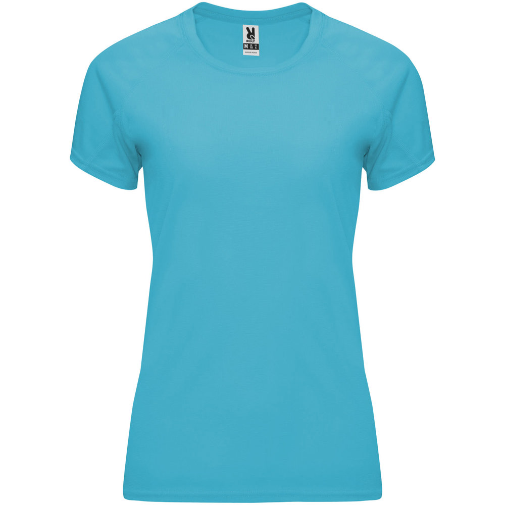 Bahrain 135 g/m² sportshirt met korte mouwen voor dames - Turkoois