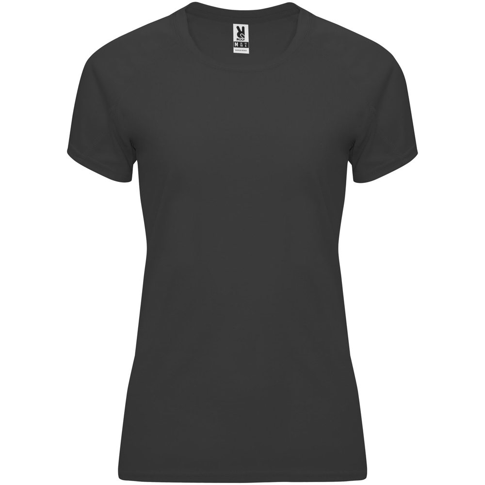 Bahrain 135 g/m² sportshirt met korte mouwen voor dames - Donkerlood