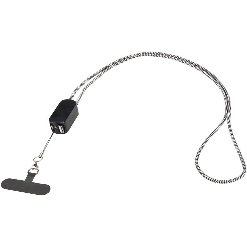 Anser gerecycleerde plastic smartphonesnoer met geïntegreerde 27W 5-in-1 kabel