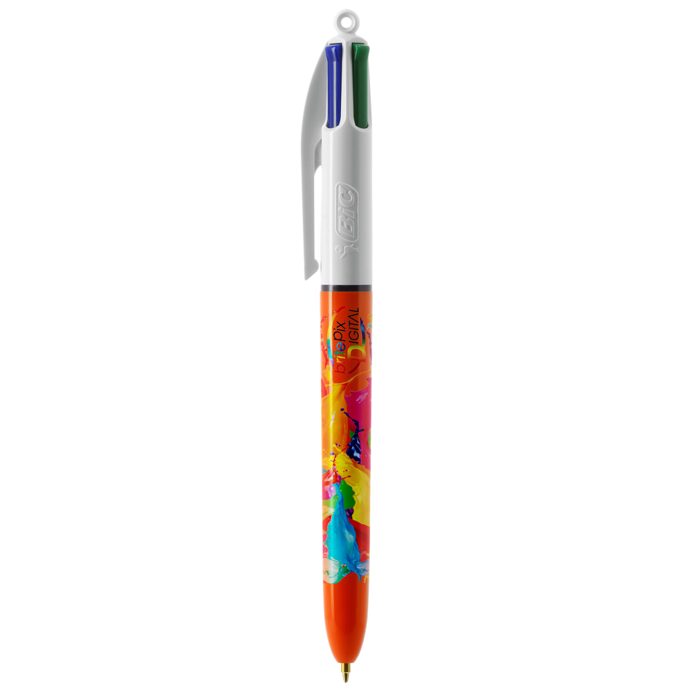 BIC® 4 Colours Fine balpen + Lanyard
